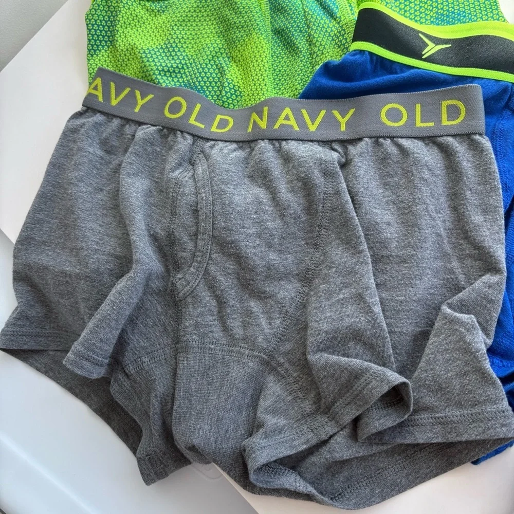 Old Navy Kids Boxer Briefs - Green, Blue, Gray, and Brown